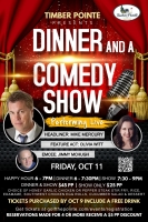 Dinner and a Comedy Show - 10/11/24